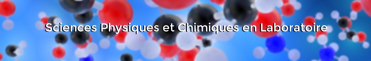 Couverture sciences physiques et chimiques en laboratoire